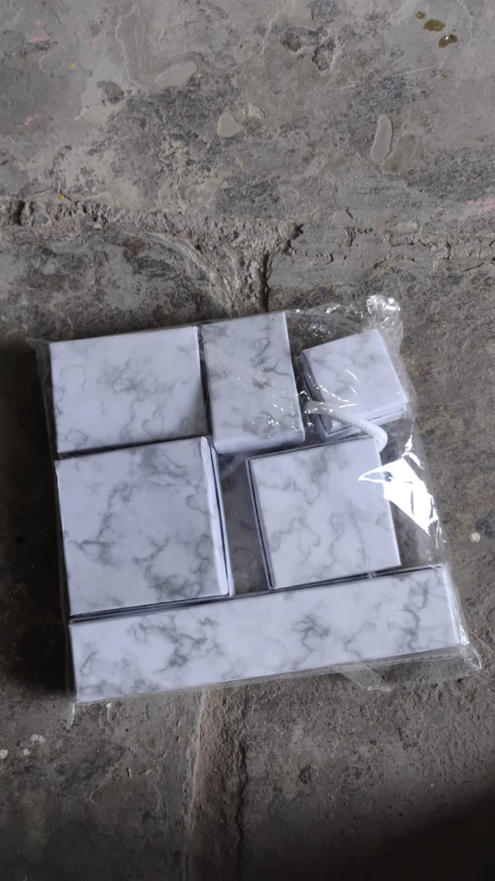 Cardboard Jewelry Boxes Gift Case Small Paper Jewelry Gift Boxes (7 Pcs Set / Mix Size) Cardboard Jewelry Boxes Gift Case Small Paper Jewelry Gift Boxes (7 Pcs Set / Mix Size)